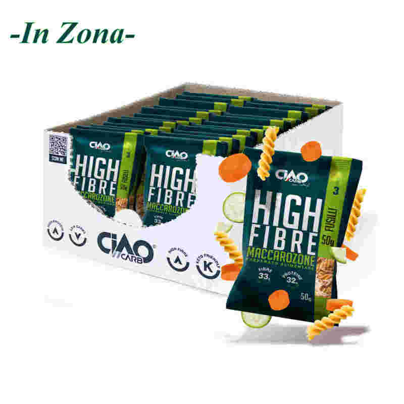 Fusilli Nutriwell Dieta a Zona – monoporzione 50g – Box da 30 Pz.
