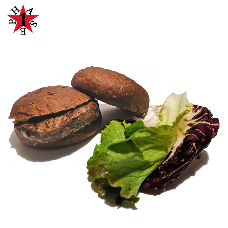 Panino Hamburger Proteico con Semi di Sesamo Fase 1 – Vari Formati – Buonalimentazione