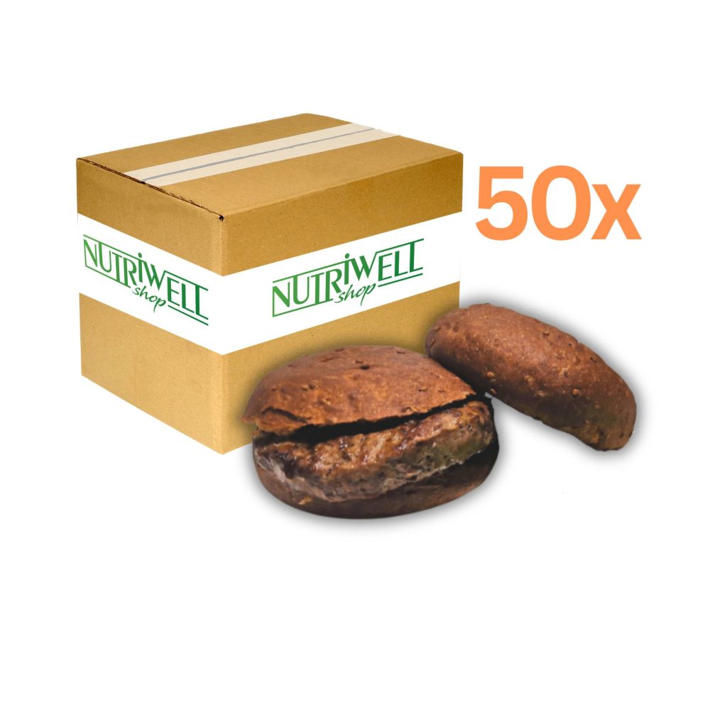 BOX Panino Hamburger Proteico con Semi di Sesamo Fase 1 – Buonalimentazione -50pz x 50g