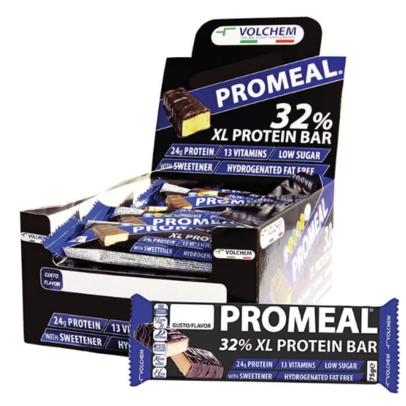 Barrette PROMEAL XL Protein 32% – Senza Glutine Vari Gusti 75g