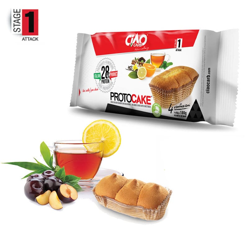 Protocake CiaoCarb Stage 1 – Vari Gusti 4 x 45g