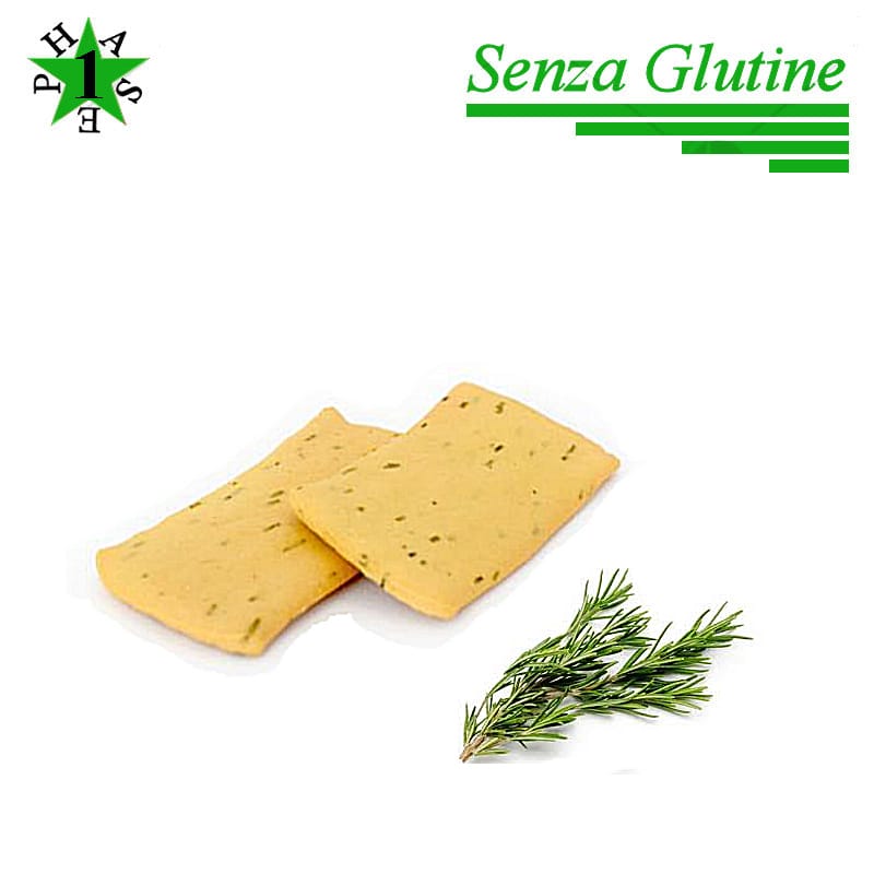 Schiacciatine al Rosmarino Proteiche Fase1 – Senza Glutine 6 x 30g Buonalimentazione