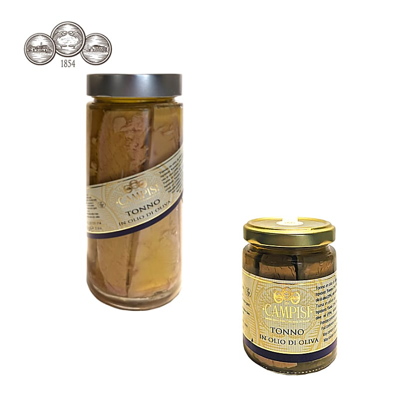 Tonno in Olio di Oliva Campisi – Barattolo in vetro Varie Grammature
