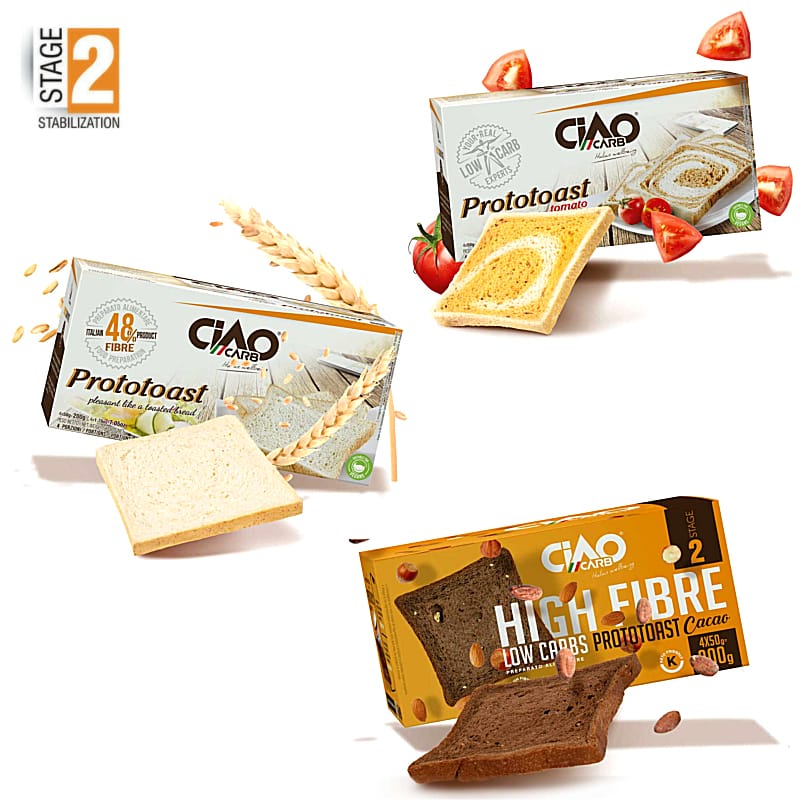 ProtoToast CiaoCarb Stage 2 Confez. 4 x 50g – Vari Gusti