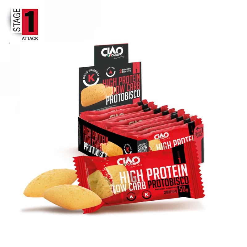 Protobisco CiaoCarb Stage 1 – Vari Gusti Box 10 x 50g